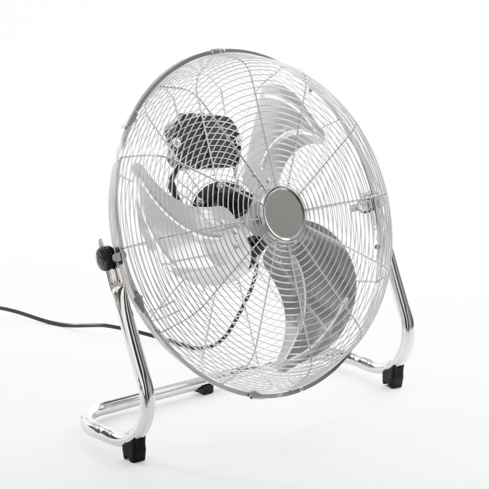 Daewoo COL1572 18" High Velocity Chrome Floor Fan Tower Fans Daewoo CarlR Collections_Fans / Air Cooling Daewoo Fans Fans & Air Cooling Heating & Air Treatment Jul24 Product Type_Desk Fans Product Type_Pedestal Fans Product Type_Tower Fans summer