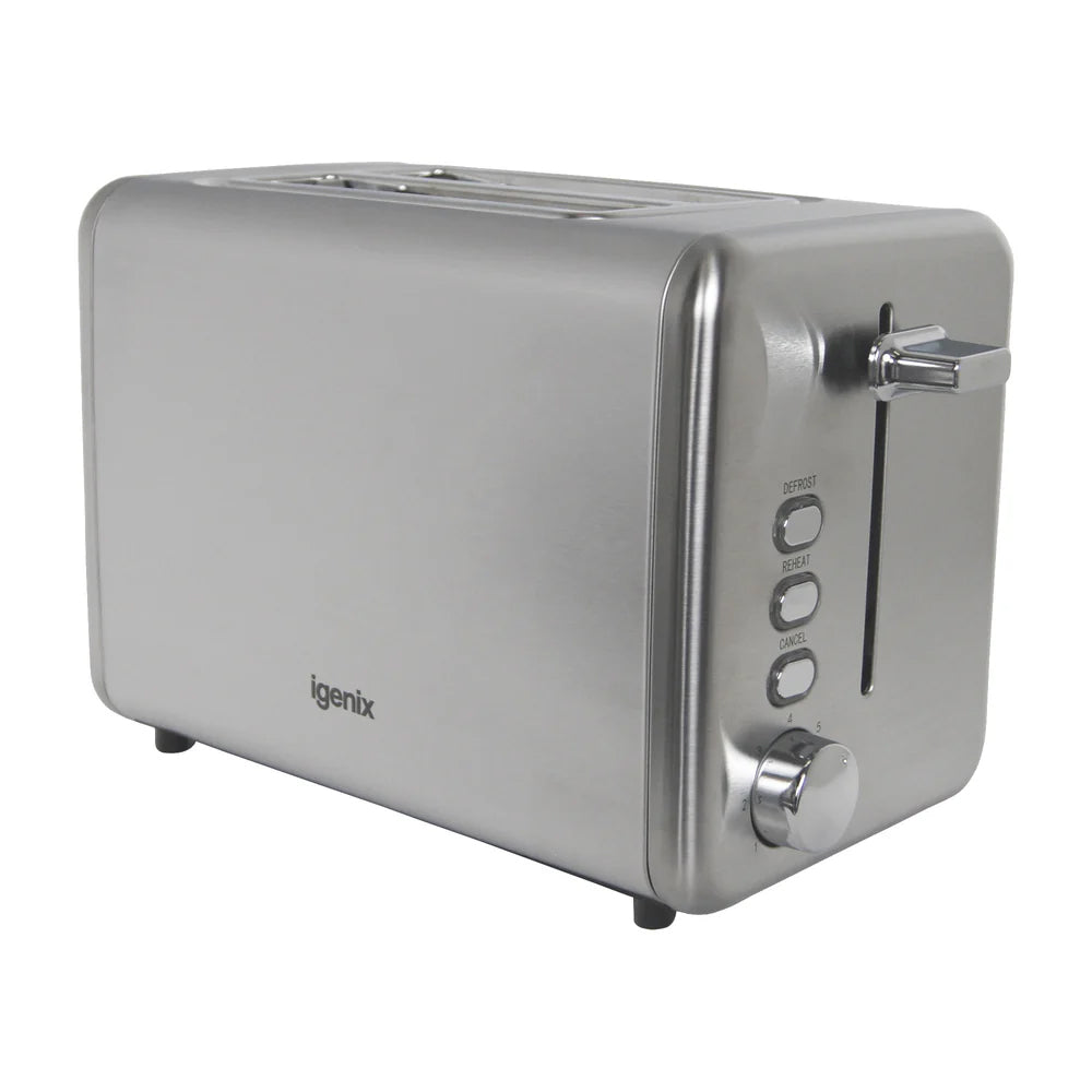 IGENIX IG3202 2 Slice Stainless Steel Toaster 2 Slice Toasters Bluestem Group Brand_Igenix CarlR Collections_Toasters Feb25 Igenix Product Type_2 Slice Toasters Toaster Toaster2 slice Toasters