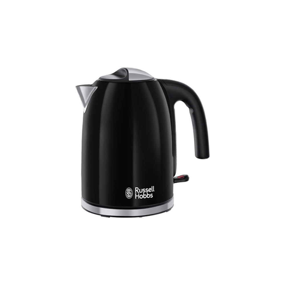 Russell Hobbs 20413 Classics Kettle - Black Electric Kettles R K Wholesale Ltd (AIS) Brand_Russell Hobbs CarlR Coffee Collections_Kettles Dec24 Electric Kettles Kettle Kitchen Appliances Kitchen Equipment Product Type_Kettles Russell Hobbs