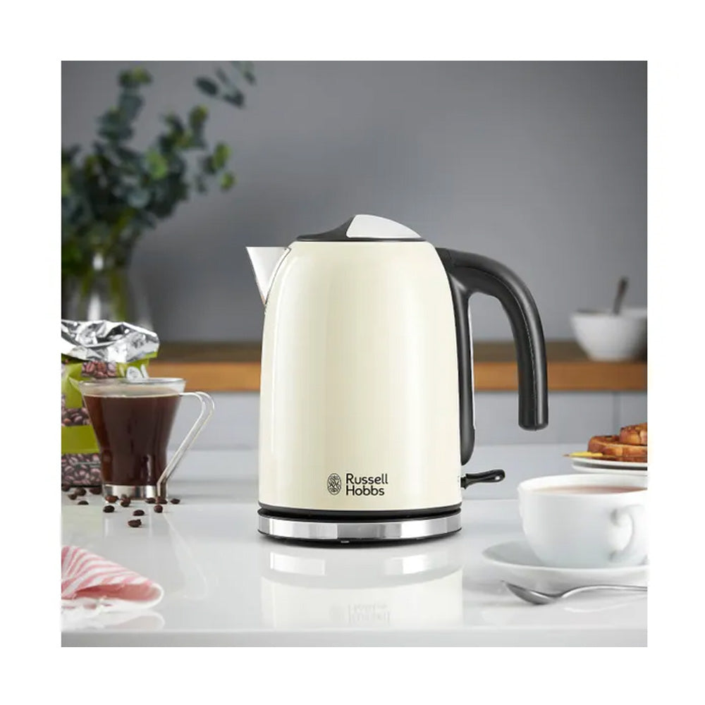 Russell Hobbs 20415 Classics Kettle - Cream Electric Kettles R K Wholesale Ltd (AIS) Brand_Russell Hobbs CarlR Collections_Kettles Dec24 Electric Kettles Kettle Kettles Kitchen Appliances Russell Hobbs