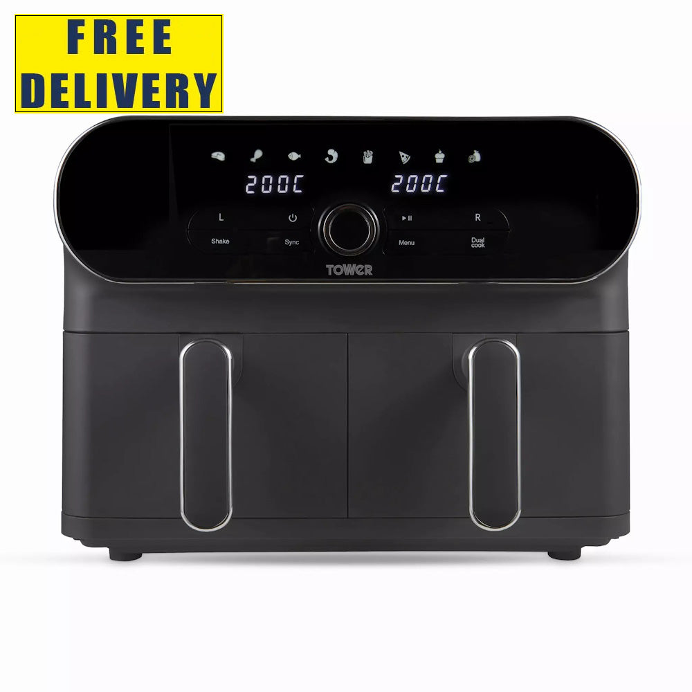 Tower T17138 Vortx Dual Air Fryer 10.4L