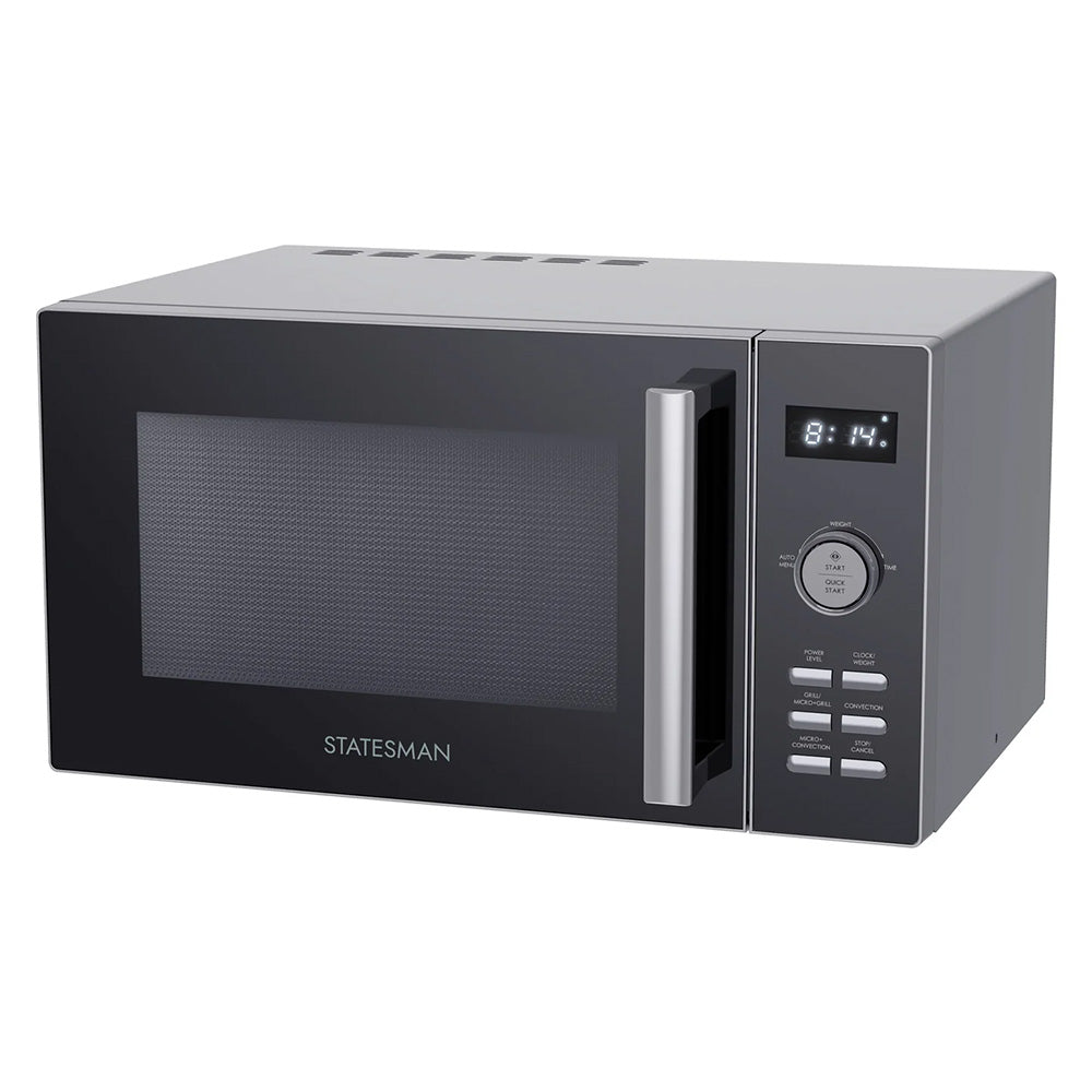 Statesman SKMC0925SS Combi Digital Microwave 25L 900W Microwaves Bluestem Group CarlR Collections_Cooking Appliances Cooking cooking & baking Cooking Appliances Dec24 free delivery Kitchen Appliances Microwave & Mini Ovens Microwaves Product Type_Microwaves Save on Cooking