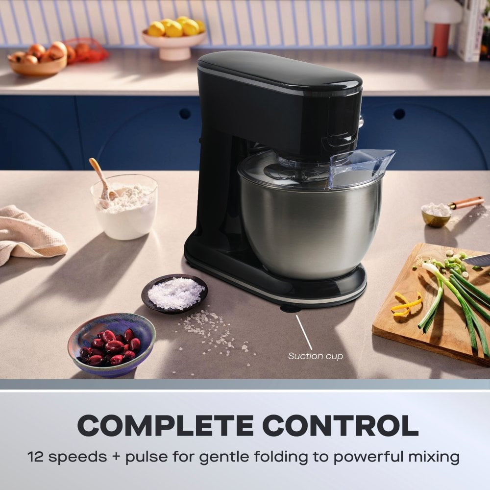 Daewoo Stand Mixer Black 1000W 5L - SDA2758 Mixing Bowls Eurosonic Group Limited (AIS) aug25 Baking Brand_Daewoo CarlR Collections_Baking cooking & baking Cooking Appliances Daewoo Kitchen Appliances Mixing Bowl Product Type_Mixing Bowls Product Type_Sundry Baking