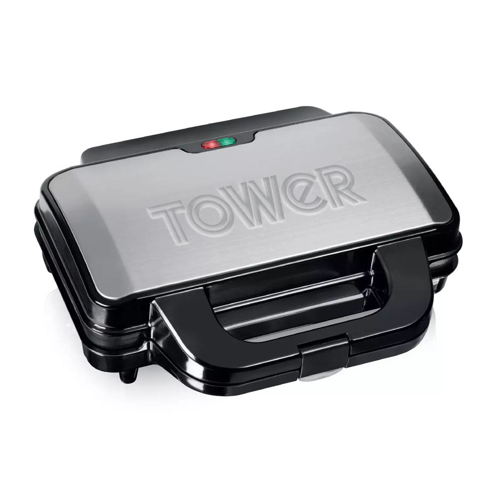 Tower Deep Fill Sandwich Maker - T27013 Sandwich Toasters R K Wholesale Ltd (AIS) Brand_Tower CarlR Kitchen Kitchen Appliances Kitchenware Oct25 Product Type_Sandwich Toasters Sandwich Makers Tower