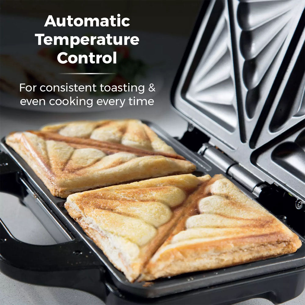 Tower Deep Fill Sandwich Maker - T27013 Sandwich Toasters R K Wholesale Ltd (AIS) Brand_Tower CarlR Kitchen Kitchen Appliances Kitchenware Oct25 Product Type_Sandwich Toasters Sandwich Makers Tower