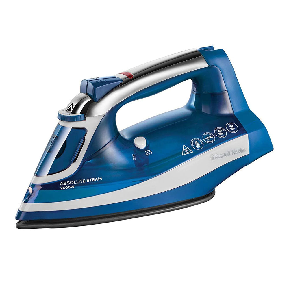 Russell Hobbs Absolute Steam Iron - 25900 Steam Irons R K Wholesale Ltd (AIS) Brand_Russell Hobbs CarlR Collections_Irons Collections_Laundry Laundry Laundry Appliances Oct25 Product Type_Laundry Accessories Product Type_Laundry Care Product Type_Steam Irons Russell Hobbs