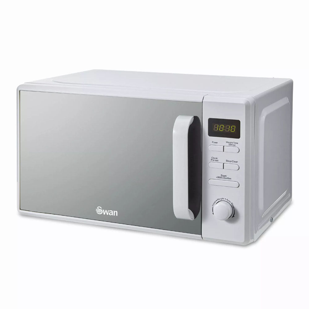 Swan Digital Microwave 20L 800W – White - SM4421WHT Microwaves R K Wholesale Ltd (AIS) Brand_Swan CarlR Collections_Cooking Appliances Cooking cooking & baking Cooking Appliances Microwave & Mini Ovens Microwaves Oct25 Product Type_Microwaves Save on Cooking Sundry Electric Cooking Swan