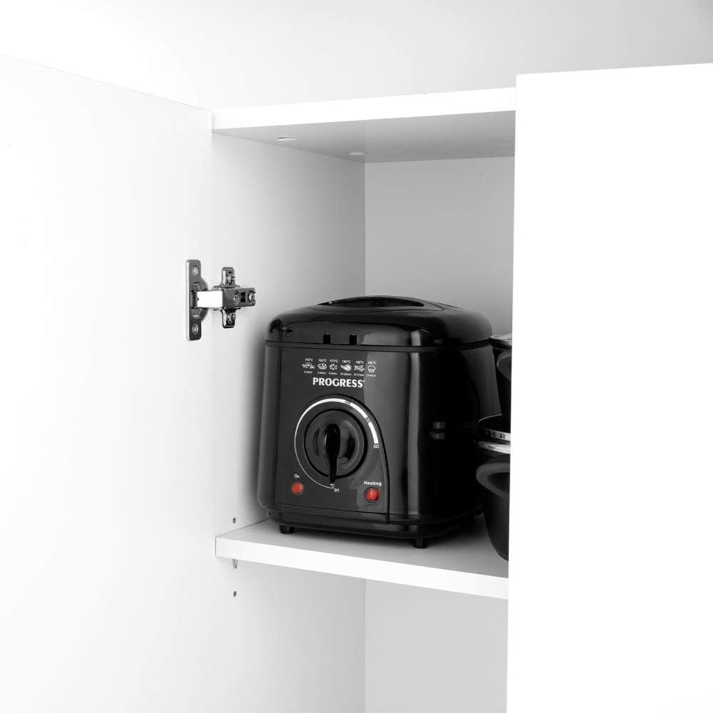 Progress Deep Fat Fryer 1L - EK2969PBLK Kitchenware UP Global Sourcing UK Ltd (AIS) Brand_Progress CarlR Deep Fryers Kitchen Kitchen & Dining Kitchen Appliances Kitchenware Oct25 Product Type_Deep Fryers Progress Progress Cookshop