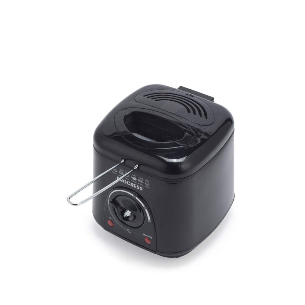 Progress Deep Fat Fryer 1L - EK2969PBLK Kitchenware UP Global Sourcing UK Ltd (AIS) Brand_Progress CarlR Deep Fryers Kitchen Kitchen & Dining Kitchen Appliances Kitchenware Oct25 Product Type_Deep Fryers Progress Progress Cookshop