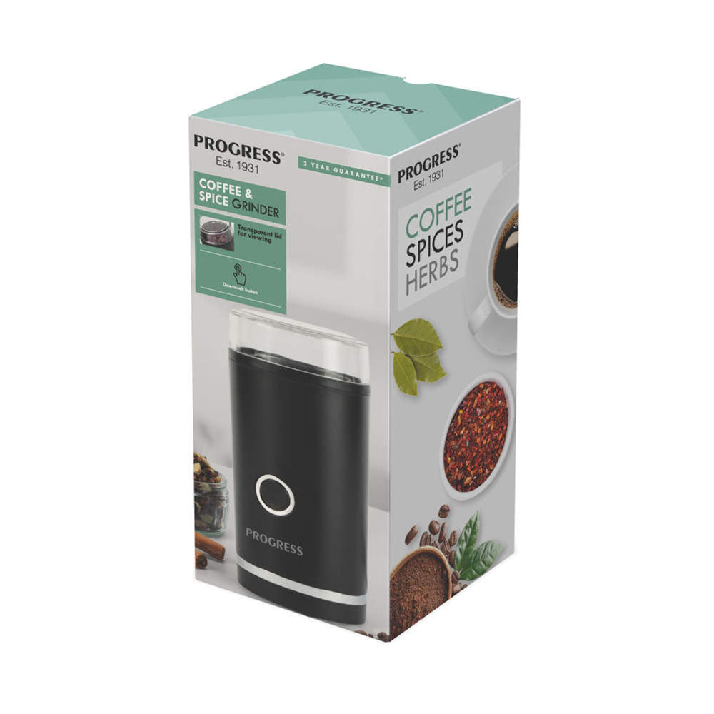 Progress Coffee &amp; Spice Grinder - EK6135P Coffee Grinders UP Global Sourcing UK Ltd (AIS) Brand_Progress CarlR Coffee Coffee machines Collections_Coffee Machines Oct25 Product Type_Coffee Grinders Product Type_Coffee Machines Progress Progress Cookshop