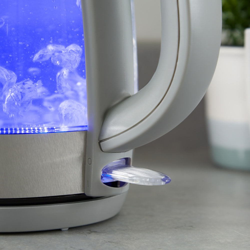 Presto Glass Jug Kettle 1.7Ltr - PT10040GRY Electric Kettles R K Wholesale Ltd (AIS) Brand_Tower CarlR Collections_Kettles Electric Kettles Kettle Kettles Kitchen Appliances Oct25 Product Type_Kettles Tower