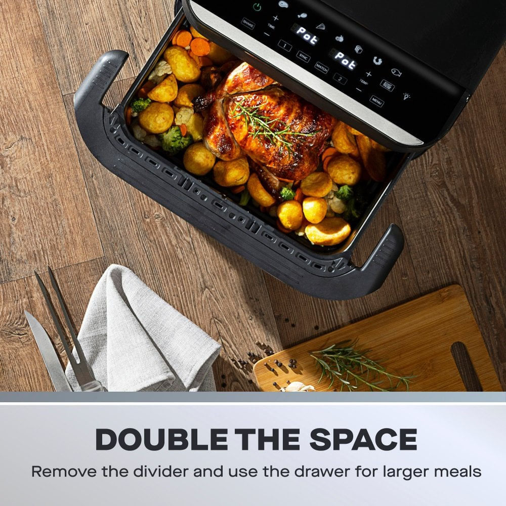 Daewoo Mega Drawer Air Fryer 10Ltr - SDA2757 Air Fryers Eurosonic Group Limited (AIS) Brand_Daewoo CarlR Collections_Cooking Appliances Cooking cooking & baking Cooking Appliances Daewoo Kitchen Appliances Oct25 Product Type_Air Fryers Save on Cooking Sundry Electric Cooking