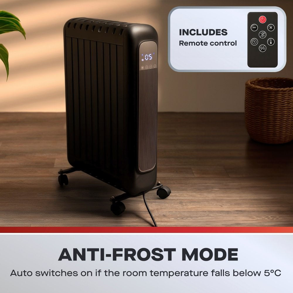 Daewoo Oil Free Radiator 2000W - HEA1980 Radiators Eurosonic Group Limited (AIS) Brand_Daewoo CarlR Collections_Portable Heating Daewoo Heating Heating / Cooling Oct25 Portable Heating Product Type_Radiators Radiator Save on Heating