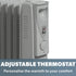 Daewoo Tall Oil-Filled Radiator 1500W - HEA1130 Radiators Eurosonic Group Limited (AIS) Brand_Daewoo CarlR Collections_Portable Heating Daewoo Heating Heating / Cooling Oct25 Portable Heating Product Type_Radiators Radiator Save on Heating