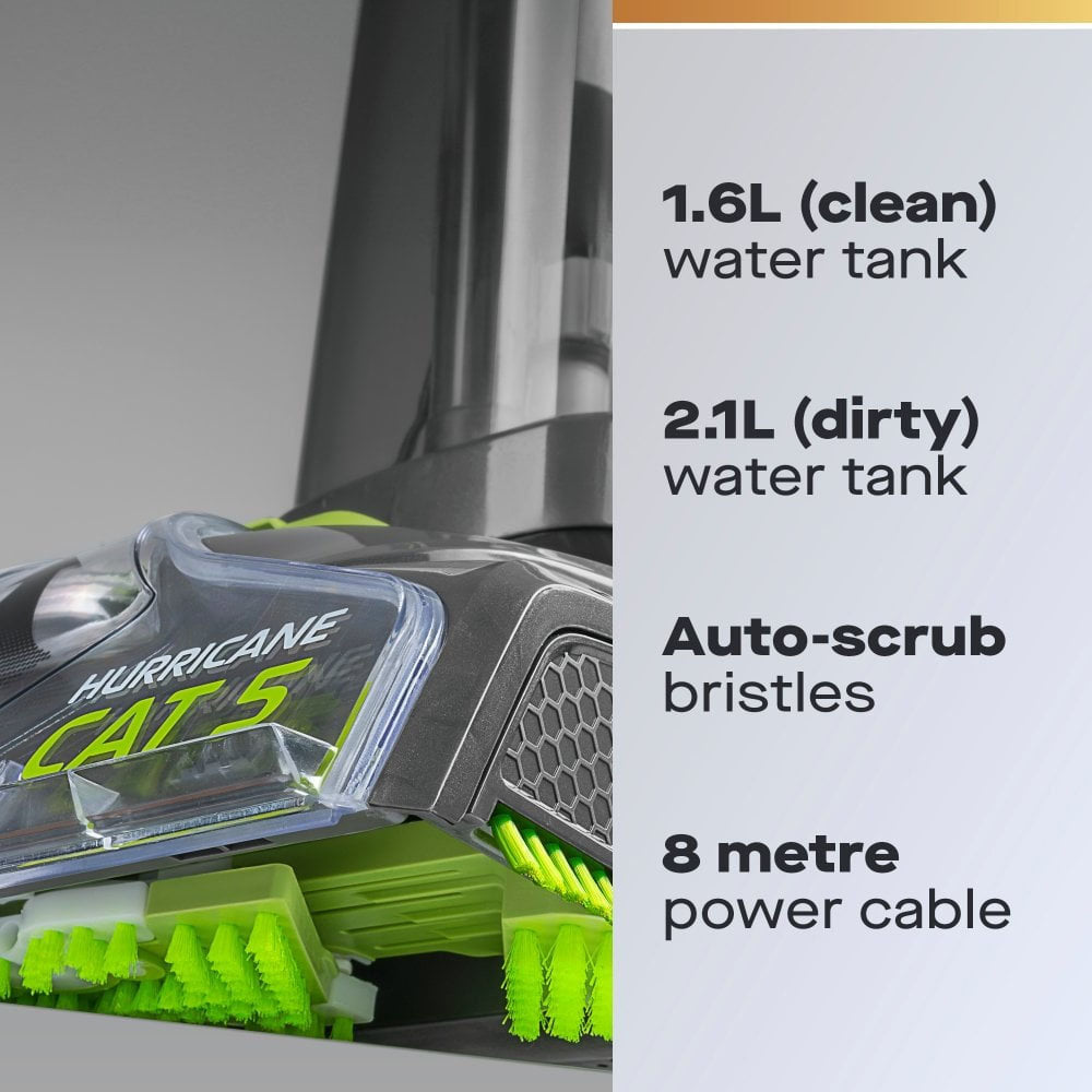 Daewoo Hurricane Carpet Washer - FLR00115 Carpet Washers Eurosonic Group Limited (AIS) Brand_Daewoo CarlR Cleaning Cleaning Equipment Collections_Vacuums / Floor Cleaners Daewoo Oct25 Product Type_Car Cleaning Product Type_Carpet / Floor Cleaning Product Type_Carpet Washers Product Type_Upright Vacuums Vacuums Vacuums & Floor Cleaners