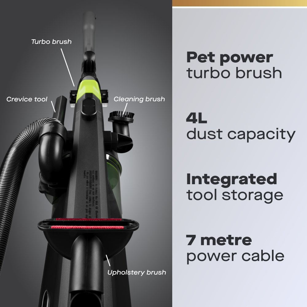 Daewoo Tornado Upright Vacuum - FLR00199GE Upright Vacuums Eurosonic Group Limited (AIS) Brand_Daewoo CarlR Collections_Vacuums / Floor Cleaners Daewoo Nov25 Product Type_Carpet / Floor Cleaning Product Type_Upright Vacuums Vacuums Vacuums & Floor Cleaners