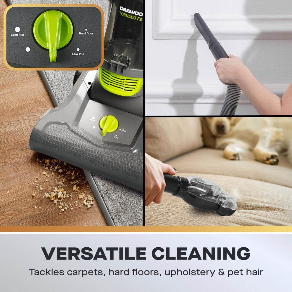 Daewoo Tornado Upright Vacuum - FLR00199GE Upright Vacuums Eurosonic Group Limited (AIS) Brand_Daewoo CarlR Collections_Vacuums / Floor Cleaners Daewoo Nov25 Product Type_Carpet / Floor Cleaning Product Type_Upright Vacuums Vacuums Vacuums & Floor Cleaners