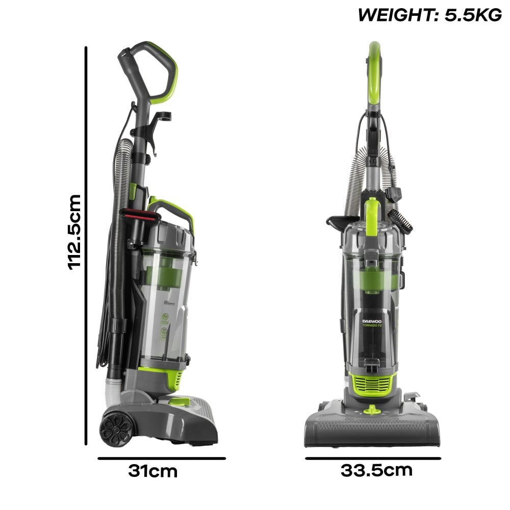 Daewoo Tornado Upright Vacuum - FLR00199GE Upright Vacuums Eurosonic Group Limited (AIS) Brand_Daewoo CarlR Collections_Vacuums / Floor Cleaners Daewoo Nov25 Product Type_Carpet / Floor Cleaning Product Type_Upright Vacuums Vacuums Vacuums & Floor Cleaners