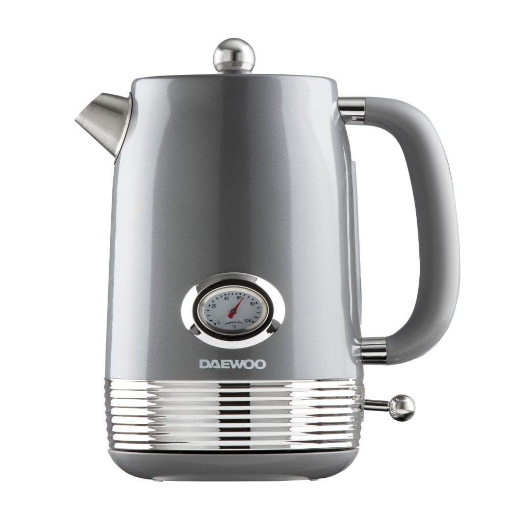 Daewoo Denver Kettle 1.5L 3KW – Smoked Grey - SDA2747GE Electric Kettles Eurosonic Group Limited (AIS) Brand_Daewoo CarlR Collections_Kettles Daewoo Electric Kettles Kettle Kettles Kitchen Kitchen Appliances Kitchenware Nov25 Product Type_Kettles