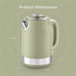 Swan Retro Revive Jug Kettle 1.7L – Green - SK19025GR Electric Kettles R K Wholesale Ltd (AIS) Brand_Swan CarlR Collections_Kettles Electric Kettles Kettle Kettles Kitchen Kitchen Appliances Kitchenware Oct25 Product Type_Kettles Swan Swan Retro