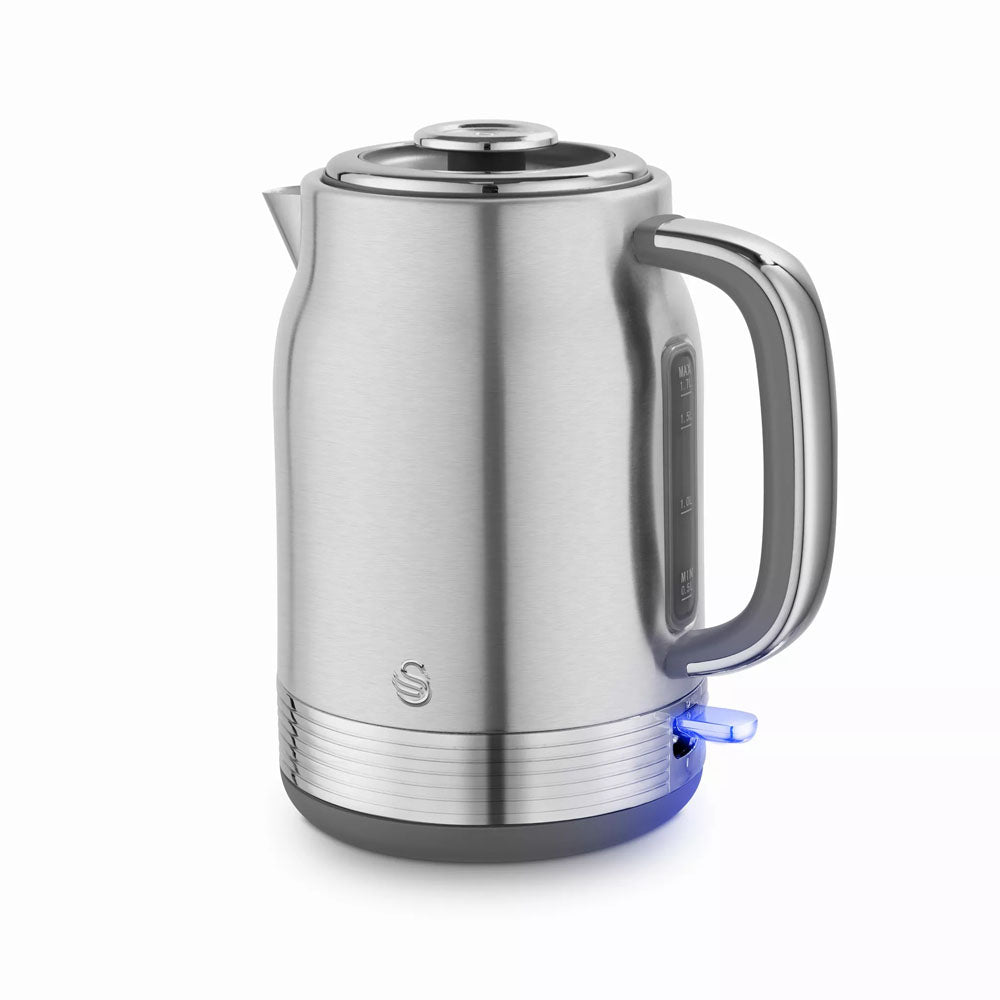 Swan Retro Revive Jug Kettle 1.7L – Stainless Steel - SK19025SS Electric Kettles R K Wholesale Ltd (AIS) Brand_Swan CarlR Collections_Kettles Electric Kettles Kettle Kettles Oct25 Product Type_Kettles Swan Swan Retro