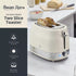 Swan Retro Revive 2 Slice Toaster – Cream - ST19028C Toasters R K Wholesale Ltd (AIS) Brand_Swan CarlR Collections_Toasters Kitchen Appliances Product Type_2 Slice Toasters Swan Swan Retro Toaster Toaster2 slice Toasters