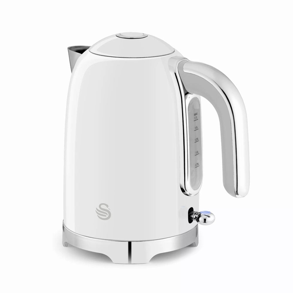 Swan Solace Jug Kettle 1.7L – White - SK19026WH Electric Kettles R K Wholesale Ltd (AIS) Brand_Swan CarlR Collections_Kettles Electric Kettles Kettle Kettles Kitchen Kitchen Appliances Kitchenware Oct25 Product Type_Kettles Swan