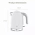 Swan Solace Jug Kettle 1.7L – White - SK19026WH Electric Kettles R K Wholesale Ltd (AIS) Brand_Swan CarlR Collections_Kettles Electric Kettles Kettle Kettles Kitchen Kitchen Appliances Kitchenware Oct25 Product Type_Kettles Swan