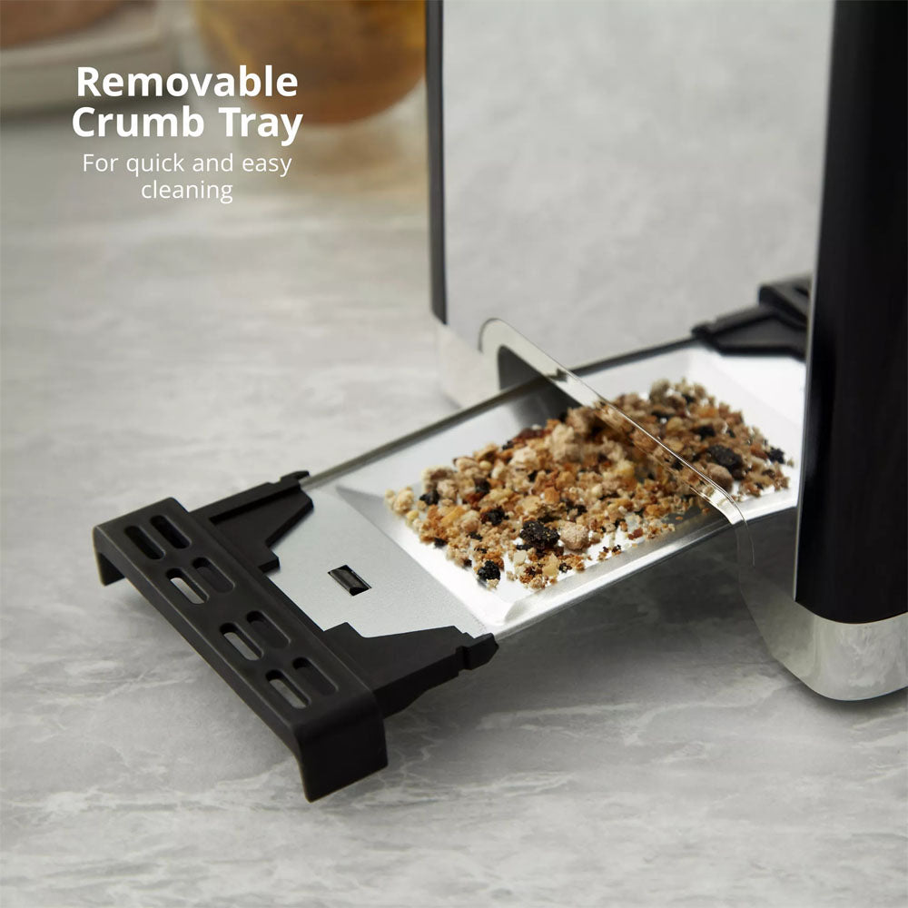 Swan Solace 2 Slice Toaster – White - ST19031WH Toasters R K Wholesale Ltd (AIS) Brand_Swan CarlR Collections_Toasters Kitchen Appliances Oct25 Product Type_2 Slice Toasters Swan Toaster Toasters