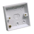 Pattress Surface Box Single (1 Gang) White - 16mm Pattress / Surface Box Yesss Electrical CED Collections_More Electrical Fittings / Fixings Electrical Electrical Fittings Electrical Fittings & Fixings Electrical Fixings electricals Google Product MAR25 Mark.Williams More Electrical Fittings / Fixings Product Type_Pattress / Surface Box