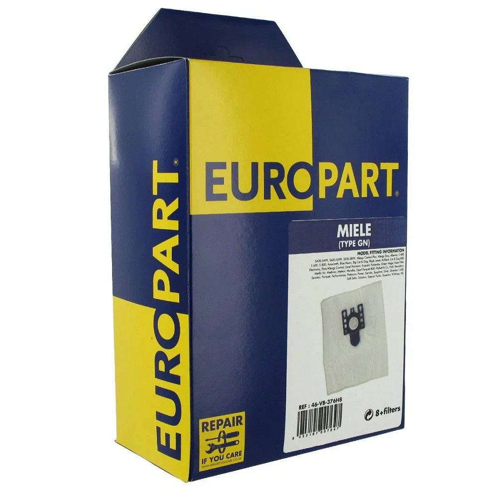 Europart UNI226 VAC Cleaner Bags - MIELE S400/S600 Vacuum Bags and Accessories Fairway Electrical Wholesale Ltd Bag Bags Jan25 Product Type_Bags Product Type_Vacuum Bags and Accessories RobC Vacuum Bag