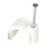 Cable Clip Round White 2.75mm - Sold Individually Cable Clips Newey & Eyre Ltd aug25 Electrical Electrical Fittings & Fixings Google Product Mark.Williams More Electrical Fittings / Fixings Product Type_Cable Clips