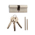 ERA 4077-52 Euro Profile Cylinder 40/40 Satin Window Locks ERA Products Ltd (NMBS) Brand_ERA CarlR Collections_Door Locks / Bolts Door Locks Door Locks & Bolts Era Euro Profile Cylinder Feb25 Product Type_Door Locks Product Type_Window Locks