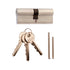 Era 4068-52 Euro Profile Cylinder 35/40 Satin Door Locks ERA PRODUCTS LTD Brand_ERA Collections_Door Locks / Bolts Door Locks Door Locks & Bolts Era Euro Profile Cylinder Google Product Locks Locks Padlocks & Security Product Type_Door Locks