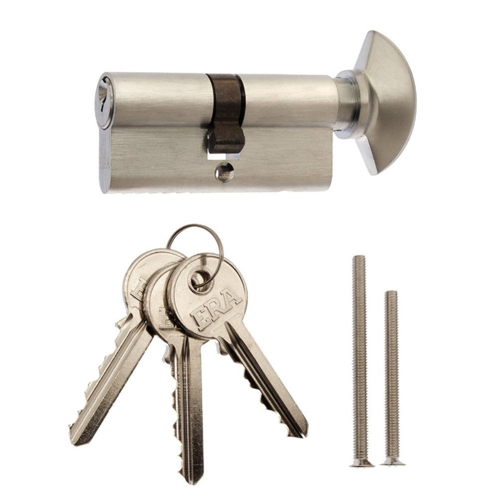 Era 4103-52 Euro Profile Cylinder Thumb Turn 35/35 Satin Door Locks ERA PRODUCTS LTD Brand_ERA Collections_Door Locks / Bolts Door Locks Door Locks & Bolts Era Euro Profile Cylinder Google Product Locks Locks Padlocks & Security Product Type_Door Locks