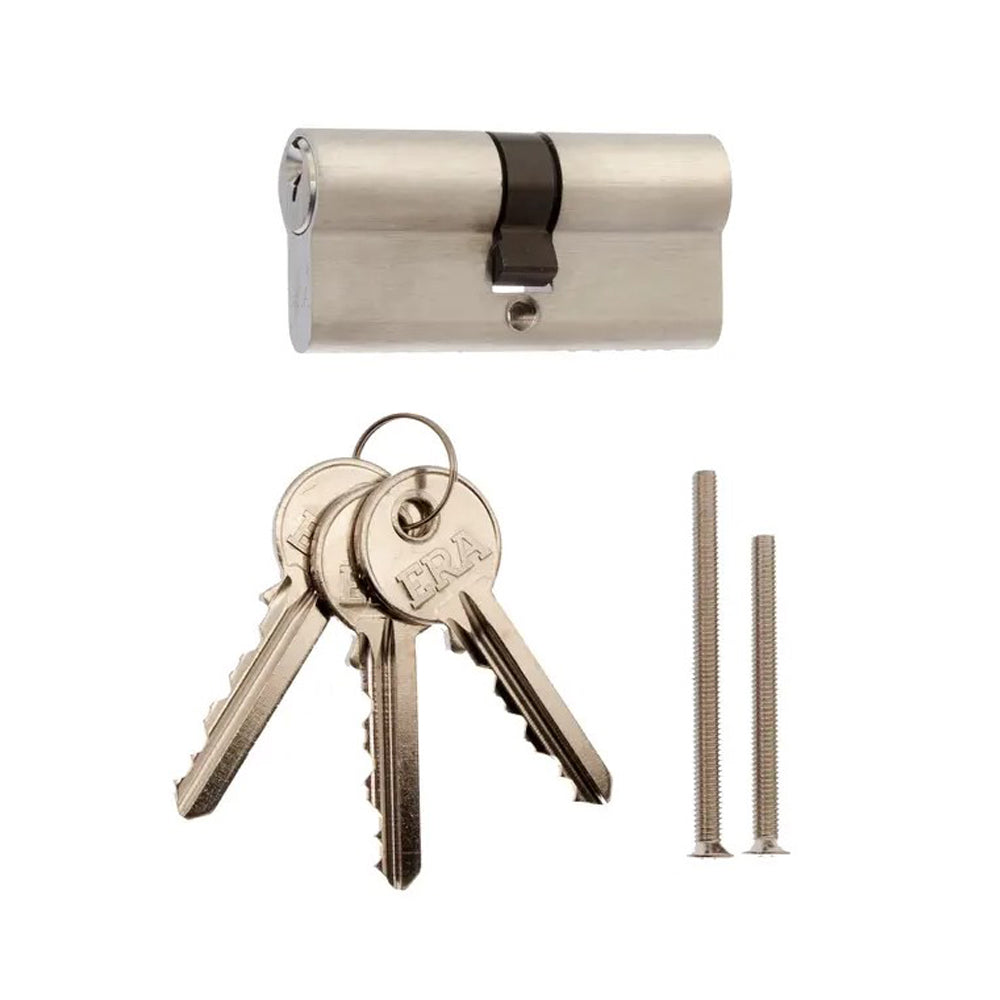 ERA 4066-52 Euro Profile Cylinder 35/35 Satin Window Locks ERA Products Ltd (NMBS) Brand_ERA CarlR Collections_Door Locks / Bolts Door Locks Door Locks & Bolts Era Euro Profile Cylinder Feb25 Locks Locks Padlocks and Security Product Type_Door Locks Product Type_Window Locks