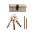 ERA 4089-52 Euro Profile Cylinder 50/50 Satin Window Locks ERA Products Ltd (NMBS) Brand_ERA CarlR Collections_Door Locks / Bolts Door Locks Door Locks & Bolts Era Euro Profile Cylinder Feb25 Locks Product Type_Door Locks Product Type_Window Locks