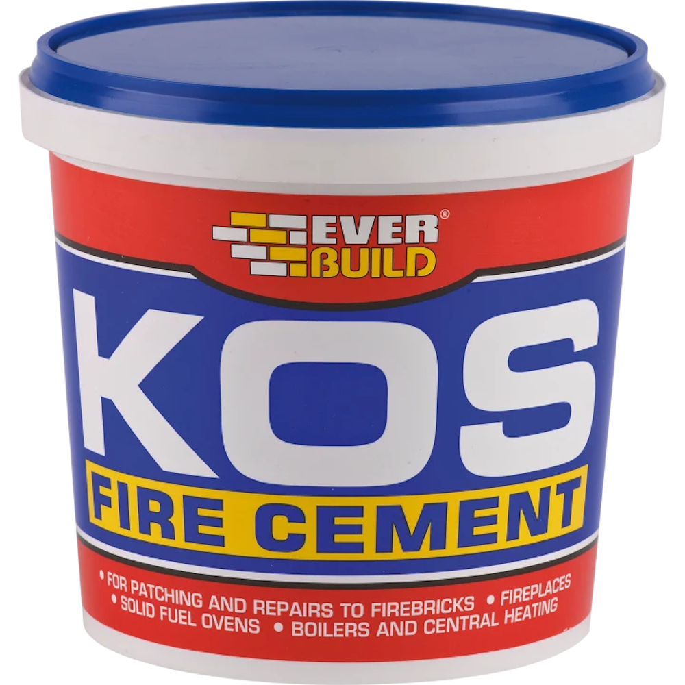 Everbuild PCKOSBKFIRE1 KOS Fire Cement Black 1 Kg - Premium Fire Cement from EVERBUILD - Just $4.99! Shop now at W Hurst & Son (IW) Ltd