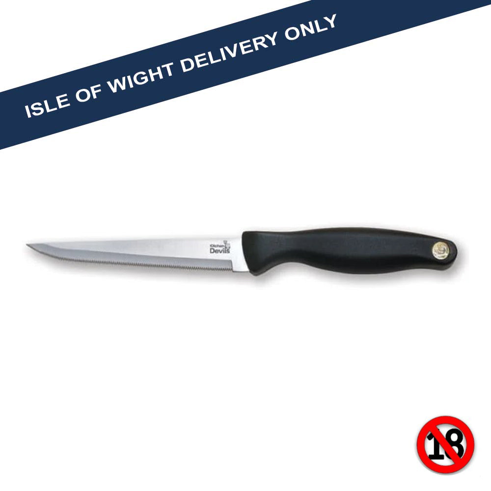 ** Kitchen Devils 1000759 Kitchen Knife Knives Fiskars UK Ltd age restricted CarlR Collections_Kitchen Knives iowonly Jan25 Kitchen Knives Product Type_Knives Product Type_Single Kitchen Knives Restricted