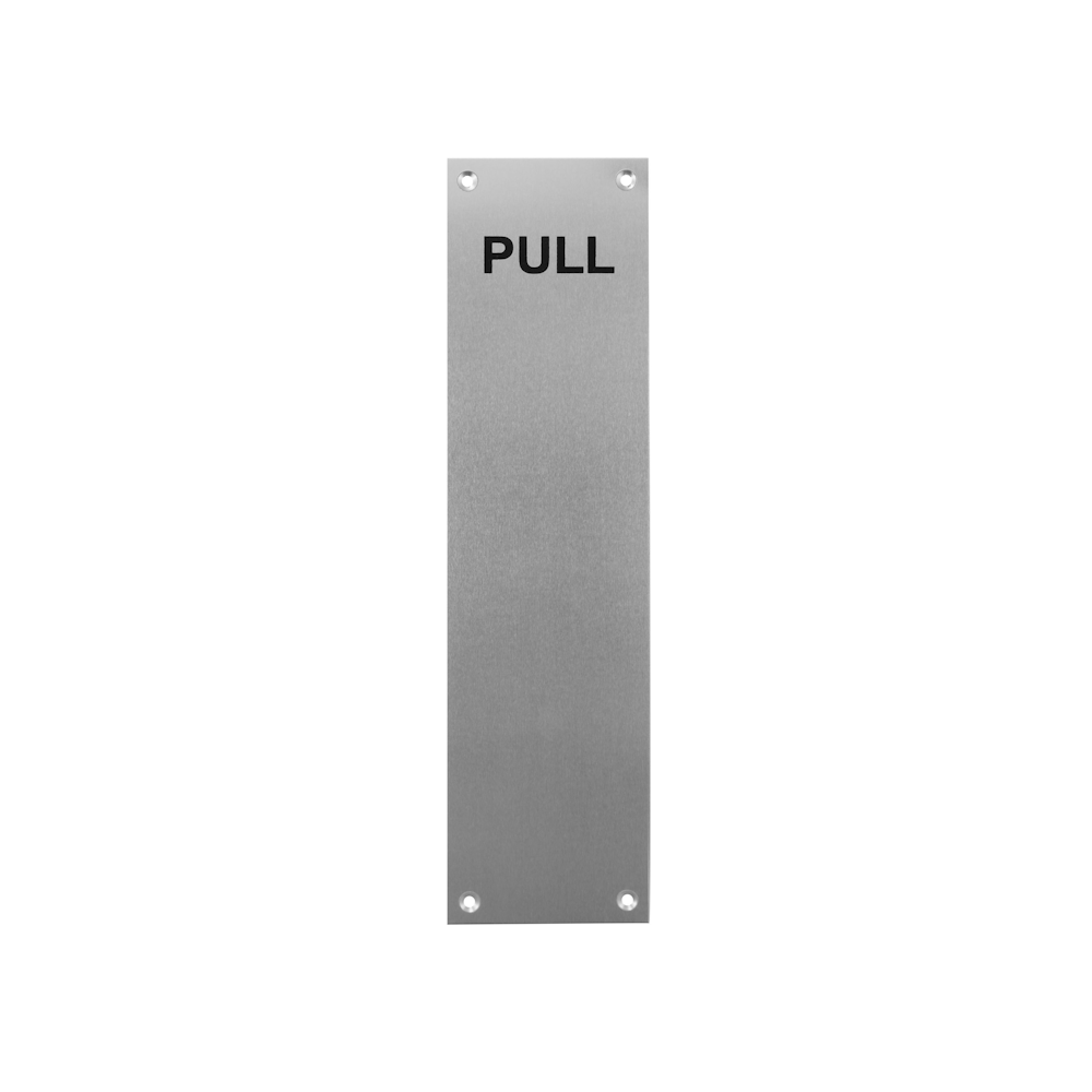 Eclipse J31416 Eclipse Finger Plate "PULL" 305x76mm SAA - Premium Push Plate from Eclipse Hardware - Just $4.95! Shop now at W Hurst & Son (IW) Ltd
