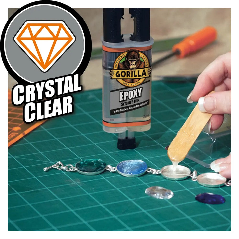 ** Gorilla 6044001 Epoxy Glue 25ml Super Glue Gorilla Glue Europe Ltd (NMBS) Adhesive Brand_Gorilla Collections_Tapes / Adhesives Extreme Power Adhesive Feb25 Gorilla Glue iowonly Product Type_Self Adhesive Film RobC Tapes & Adhesives