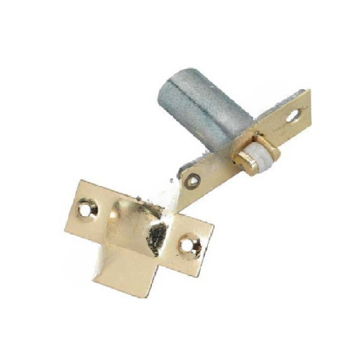 Merriway M7172 Brassed Adjustable Roller Catch Door Latch Merriway Brand_Merriway Catch Feb25 Latch Merriway Product Type_Catches / Latches RobC