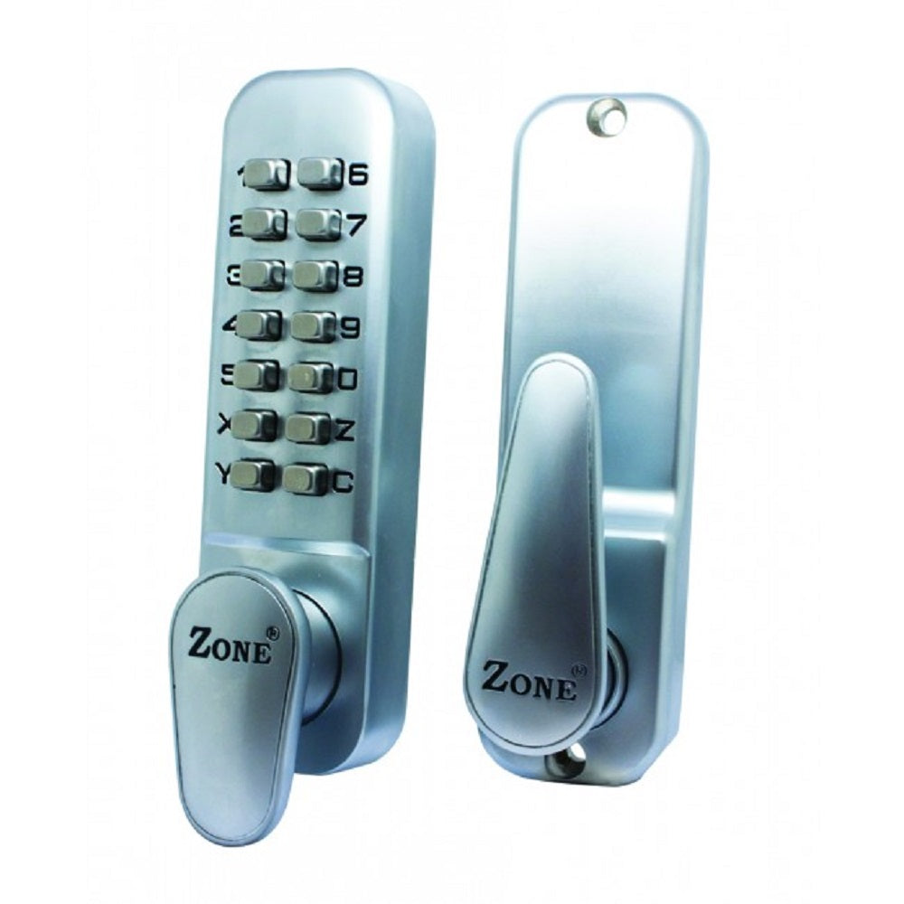 ZONE 2100/SC Digital Door Lock Satin Chrome Door Locks Hughes Wholesale Limited BZP Latch Collections_Door Locks / Bolts Door Locks Door Locks & Bolts Feb25 Latch Locks Locks Padlocks & Security Locks Padlocks and Security Padlocks & security Product Type_Catches / Latches Product Type_Door Locks RobC