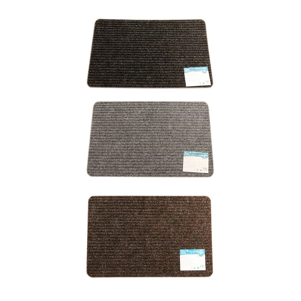 DELTA Indoor Ribbed Mat 40x60cm – Assorted Colours - 01-227 Doormats JVL Products Ltd aug25 CarlR Collections_Mats / Rugs doormat doormats JVL JVLMat mats Mats & Rugs Product Type_Camping Mats Product Type_Doormats Product Type_Mats Product Type_Outdoor Mats