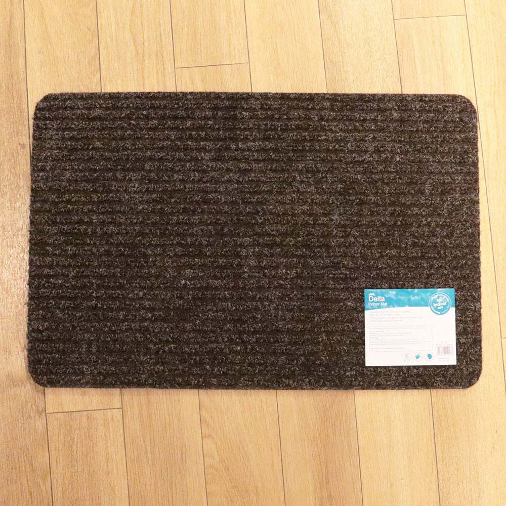 DELTA Indoor Ribbed Mat 40x60cm – Assorted Colours - 01-227 Doormats JVL Products Ltd aug25 CarlR Collections_Mats / Rugs doormat doormats JVL JVLMat mats Mats & Rugs Product Type_Camping Mats Product Type_Doormats Product Type_Mats Product Type_Outdoor Mats