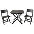 Camping Set Anthracite- 2 Chairs and Table - 42981530