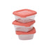 Storage Box Set – 3 Piece – 250ml – Airtight Plastic Food Containers – Coral Lids - 024001580 Food Storage Koopman International UK Ltd (AIS) aug25 Brand_Koopman CarlR Collections_Food Storage Collections_Storage Food Storage Kitchen & Food Storage Koopman Product Type_Food Storage Product Type_Storage Storage