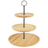 Bamboo 3 Tier Cake/Food Stand - 170489260 Cake Decorating Koopman International UK Ltd (AIS) aug25 Brand_Koopman Cake Cake Storage CarlR Christmas Baking Koopman Product Type_Cake Decorating Product Type_Cake Storage