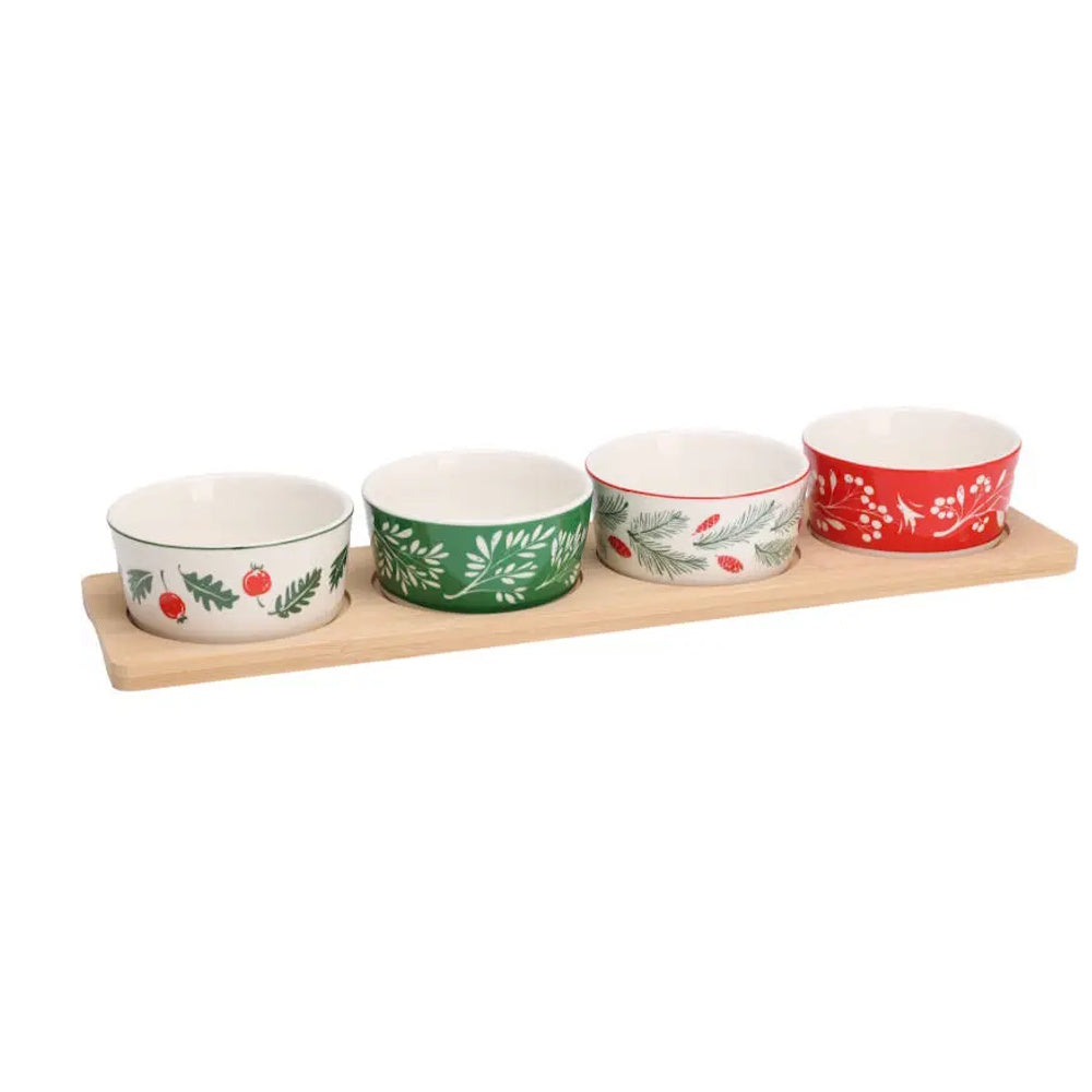XMAS Nibbles Serving Set - 278000970 Christmas Tableware Koopman International UK Ltd (AIS) All Things Christmas Brand_Koopman CarlR Christmas Christmas Novelty Christmas Party Christmas Products Christmas Tableware Collections_All Things Christmas Koopman Nov25 Xmas