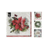 Xmas Flowers Design Napkins – Pack of 16 - 602500470 Napkins / Serviettes Koopman International UK Ltd (AIS) All Things Christmas Brand_Koopman CarlR Christmas Christmas Essentials Christmas Party Christmas Products Christmas Tableware Collections_All Things Christmas Koopman Napkins / Table Covers Oct25 Product Type_Napkins / Serviettes Xmas